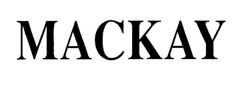 Mẫu nhãn hiệu MACKAY