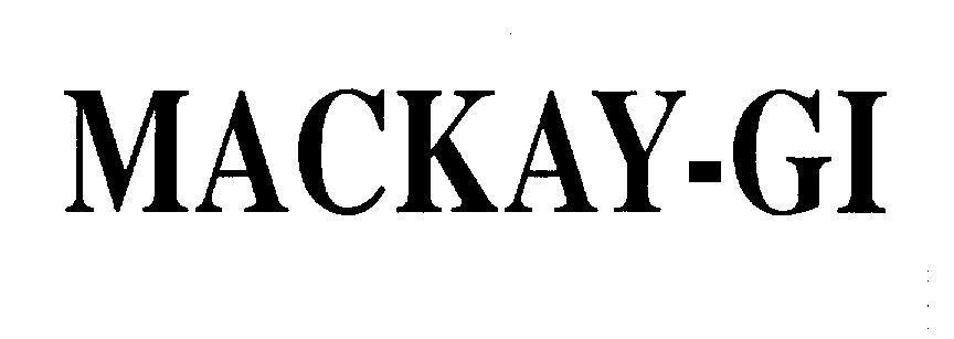 Mẫu nhãn hiệu MACKAY-GI