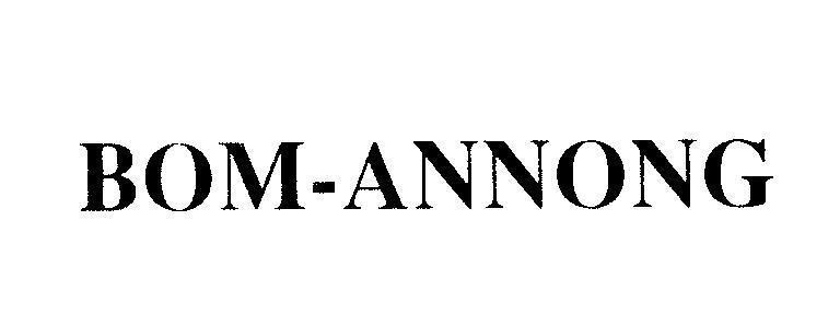 Mẫu nhãn hiệu BOM-ANNONG