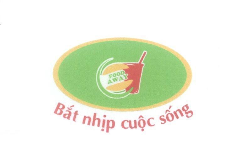 Mẫu nhãn hiệu FOOD AWAY Bắt nhịp cuộc sống