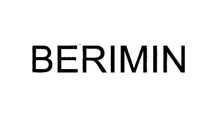 Mẫu nhãn hiệu BERIMIN