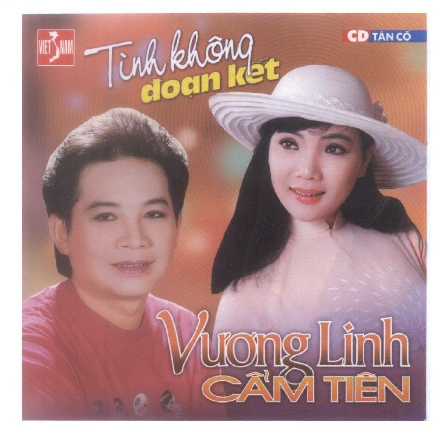 Mẫu nhãn hiệu Tình không đoạn kết VIET NAM CD Tân cổ Vương Linh Cẩm Tiên