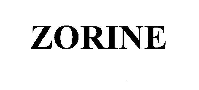 Mẫu nhãn hiệu ZORINE