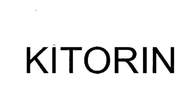 Mẫu nhãn hiệu KITORIN
