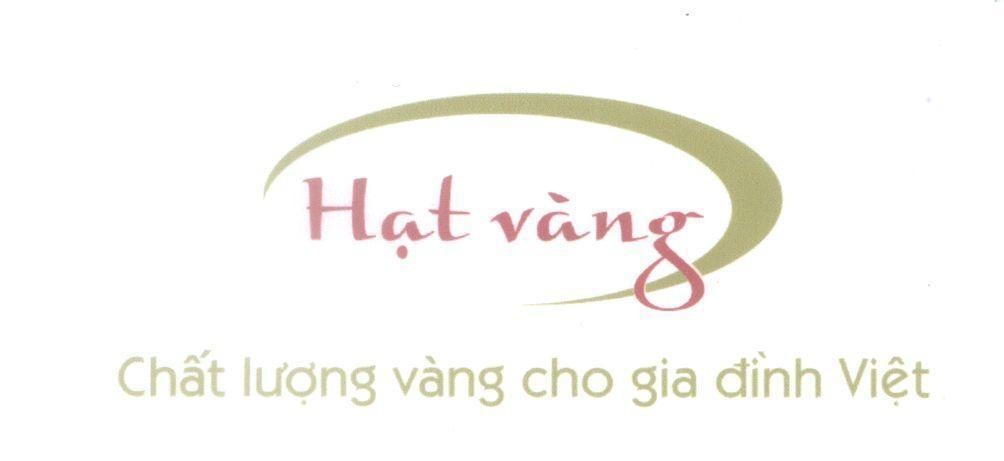 Mẫu nhãn hiệu Hạt vàng Chất lượng vàng cho gia đình Việt