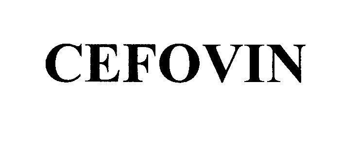 Mẫu nhãn hiệu CEFOVIN