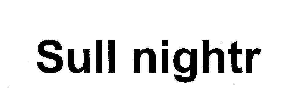 Mẫu nhãn hiệu Sull nightr