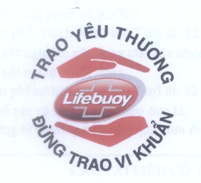 Mẫu nhãn hiệu Lifebuoy Trao Yêu Thương Đừng Trao Vi Khuẩn