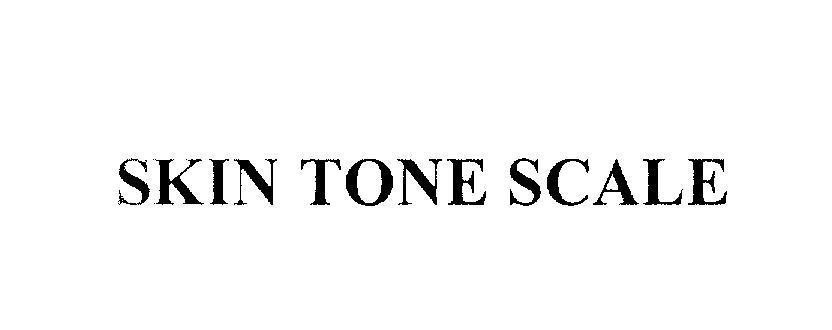 Mẫu nhãn hiệu SKIN TONE SCALE