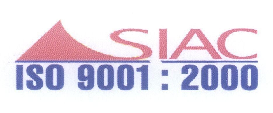 Mẫu nhãn hiệu SIAC ISO 9001:2000
