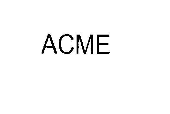 Mẫu nhãn hiệu ACME