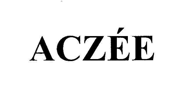Mẫu nhãn hiệu ACZEE