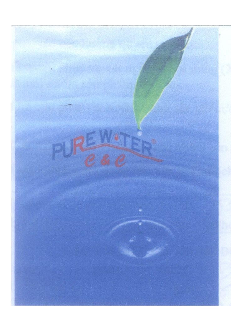 Mẫu nhãn hiệu PUREWATER C&C