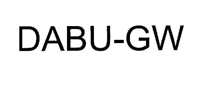 Mẫu nhãn hiệu DABU-GW