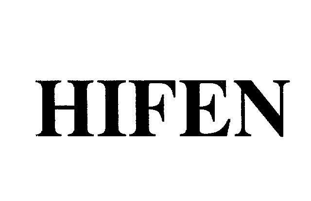 Mẫu nhãn hiệu HIFEN