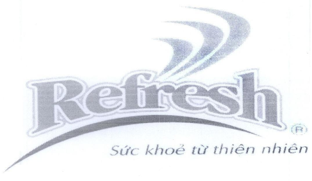 Mẫu nhãn hiệu Refresh Sức khoẻ từ thiên nhiên