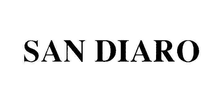 Mẫu nhãn hiệu SAN DIARO