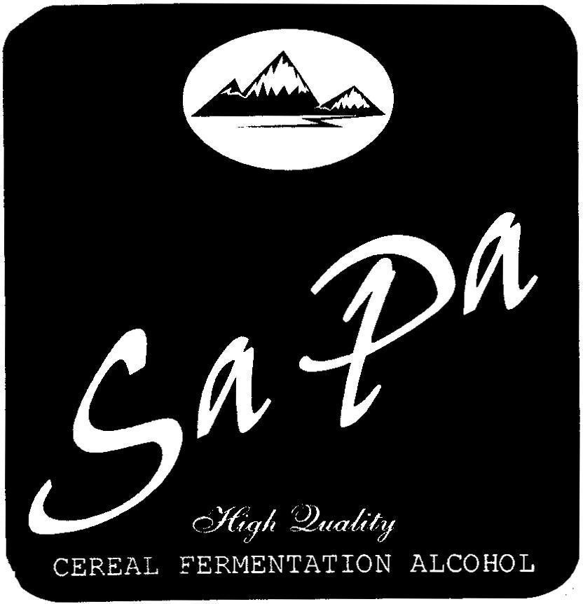 Mẫu nhãn hiệu SaPa High Quality CEREAL FERMENTATION ALCOHOL