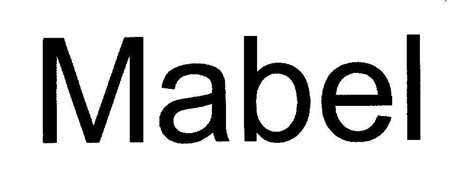 Mẫu nhãn hiệu Mabel