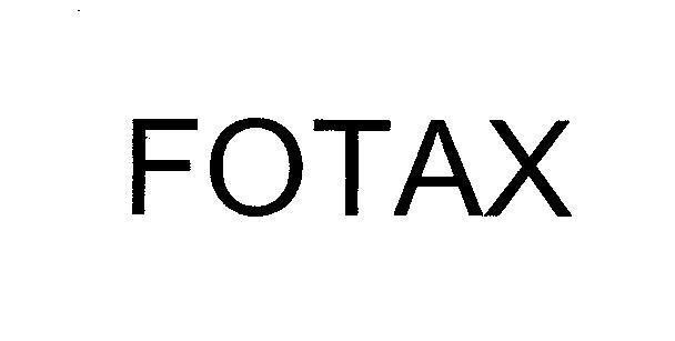 Mẫu nhãn hiệu FOTAX