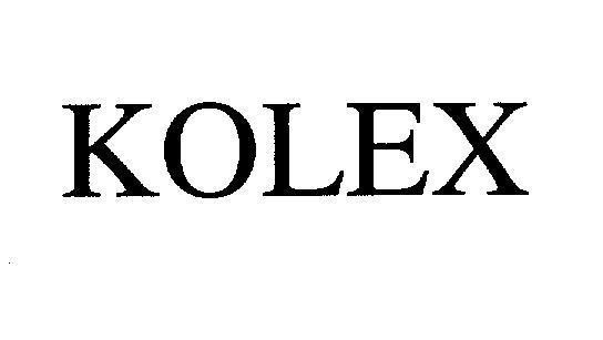 Mẫu nhãn hiệu KOLEX