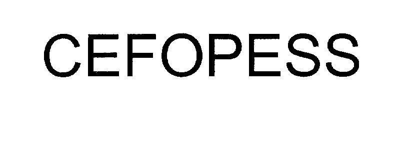 Mẫu nhãn hiệu CEFOPESS