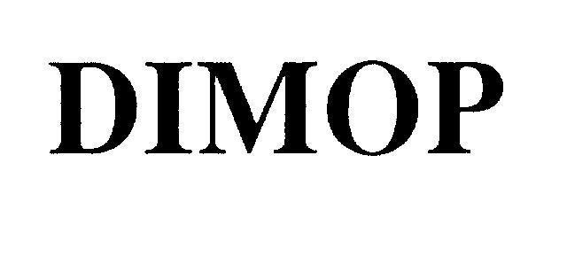 Mẫu nhãn hiệu DIMOP
