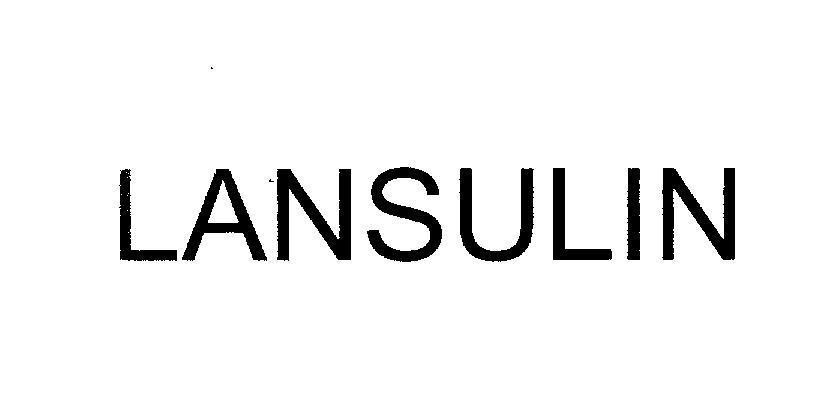 Mẫu nhãn hiệu LANSULIN