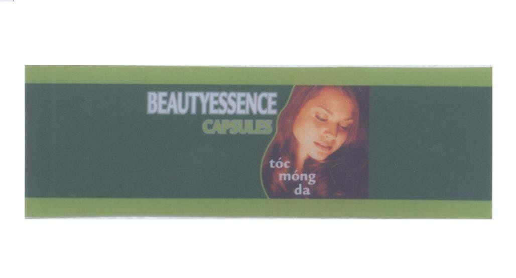 Mẫu nhãn hiệu BEAUTYESSENCE CAPSULES tóc móng da