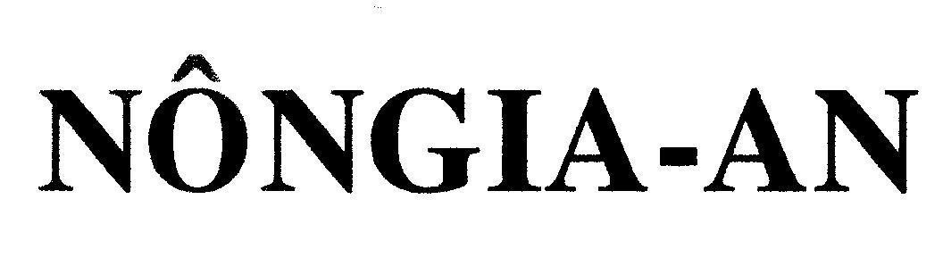 Mẫu nhãn hiệu NÔNGIA-AN