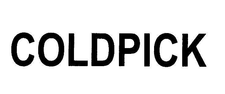 Mẫu nhãn hiệu COLDPICK