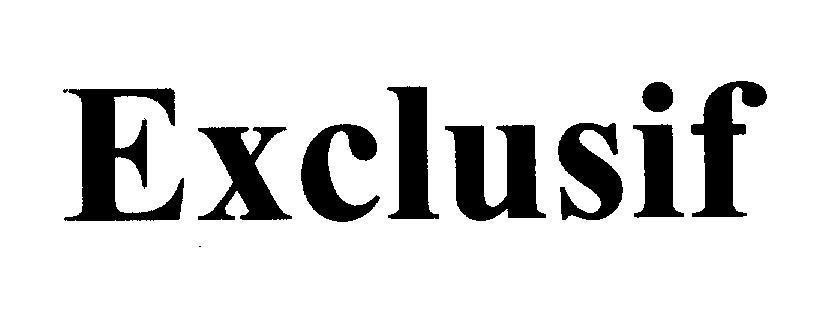 Mẫu nhãn hiệu Exclusif