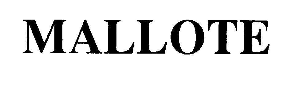 Mẫu nhãn hiệu MALLOTE