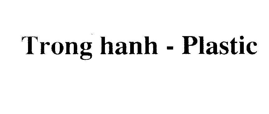 Mẫu nhãn hiệu Trong hanh - Plastic