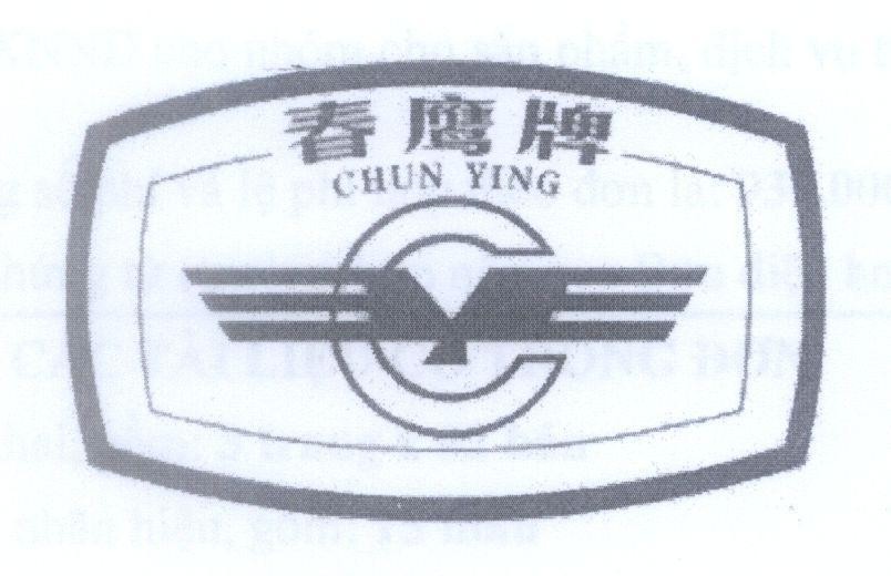 Mẫu nhãn hiệu C Y CHUN YING [CHUN YING PAI]