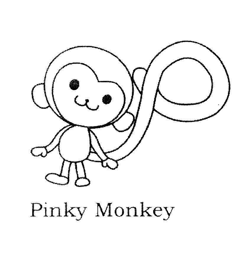 Mẫu nhãn hiệu Pinky Monkey