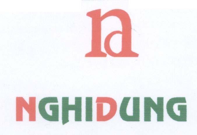 Mẫu nhãn hiệu n d NGHIDUNG NGHI DUNG