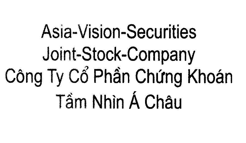 Mẫu nhãn hiệu Asia-Vision-Securities Joint-Stock-Company Công Ty Cổ Phần Chứng Khoán Tầm Nhìn á Châu