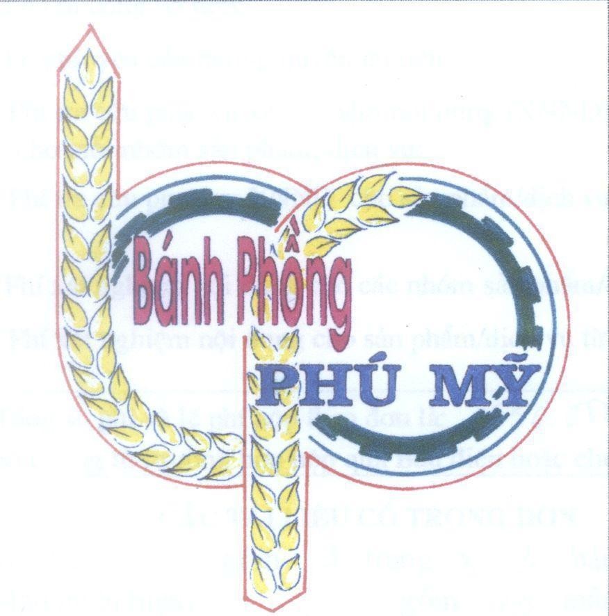 Mẫu nhãn hiệu Bánh Phồng Phú Mỹ bp