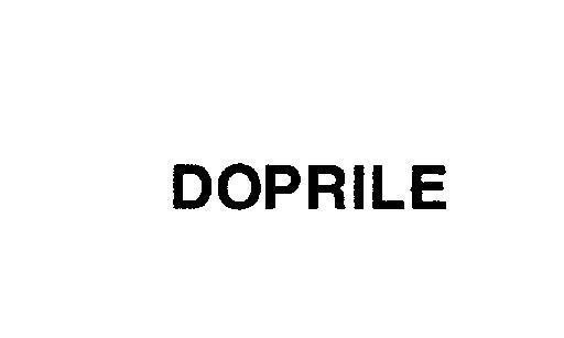 Mẫu nhãn hiệu DOPRILE