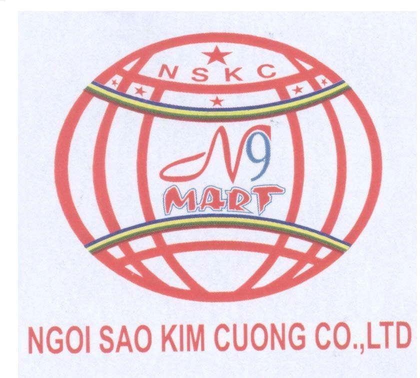 Mẫu nhãn hiệu NSKC N9 MART NGOI SAO KIM CUONG CO.,LTD