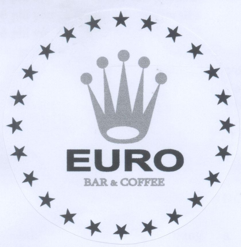 Mẫu nhãn hiệu EURO BAR & COFFEE