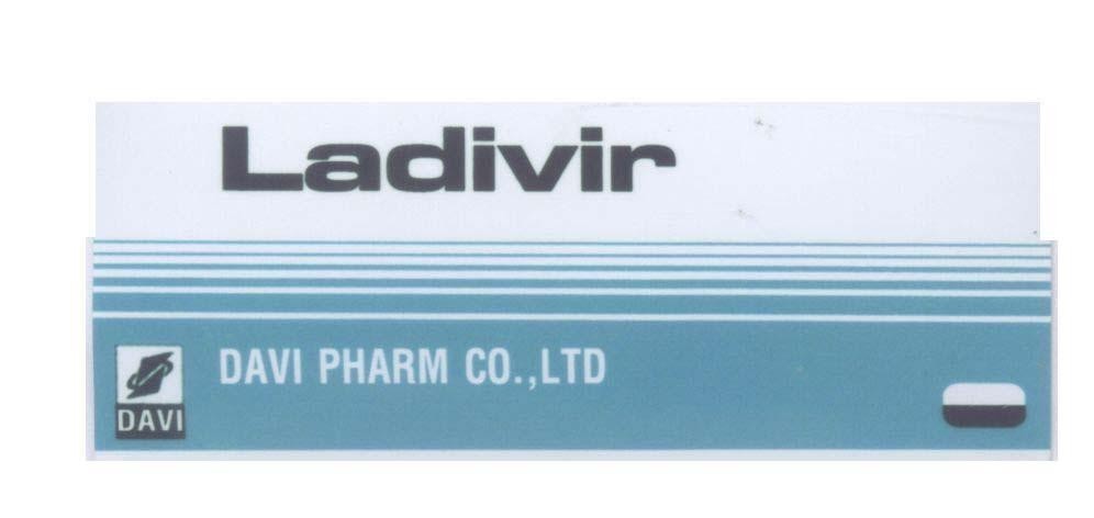 Mẫu nhãn hiệu Ladivir DAVI DAVI PHARM CO.,LTD