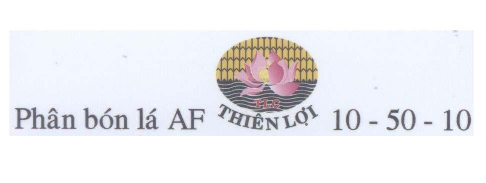 Mẫu nhãn hiệu TLC Thiên Lợi Phân bón lá AF 10-50-10