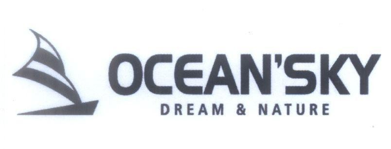 Mẫu nhãn hiệu OCEAN'SKY DREAM & NATURE
