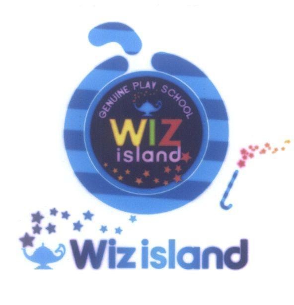 Mẫu nhãn hiệu WIZ island GENUINE PLAY SCHOOL Wizisland