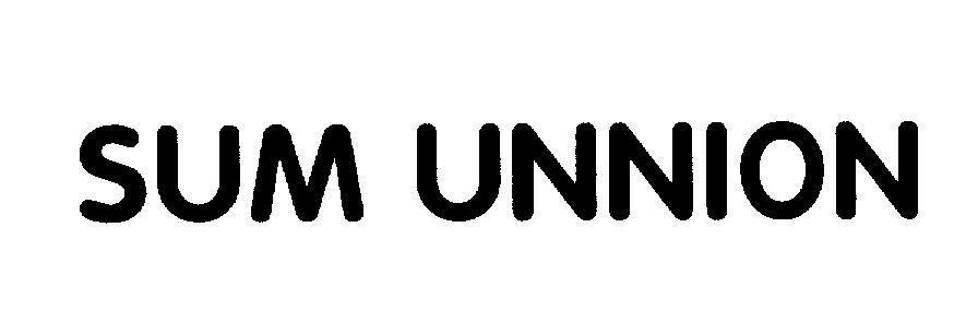 Mẫu nhãn hiệu SUM UNNION