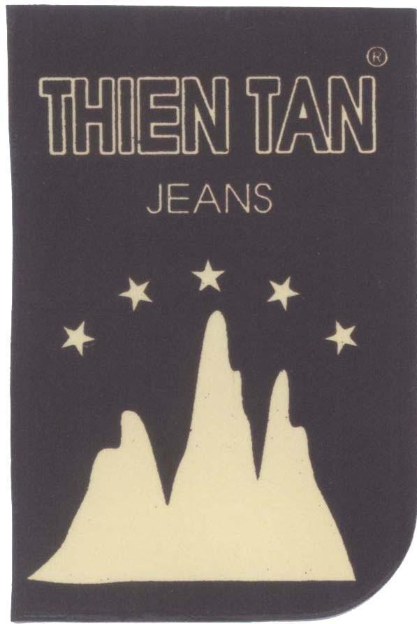 Mẫu nhãn hiệu THIEN TAN JEANS