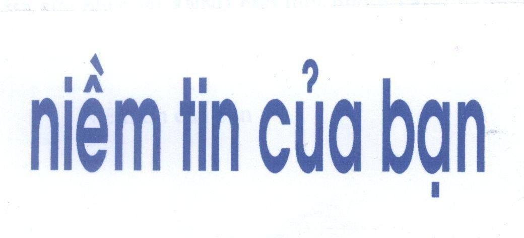 Mẫu nhãn hiệu niềm tin của bạn