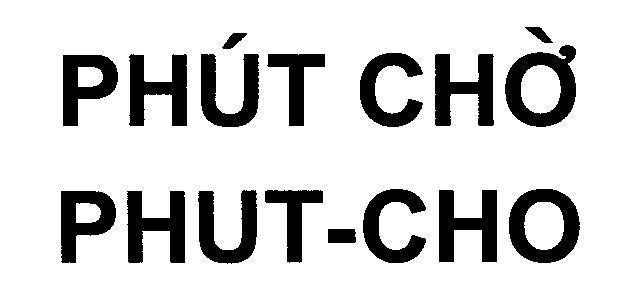 Mẫu nhãn hiệu Phút Chờ PHUT-CHO